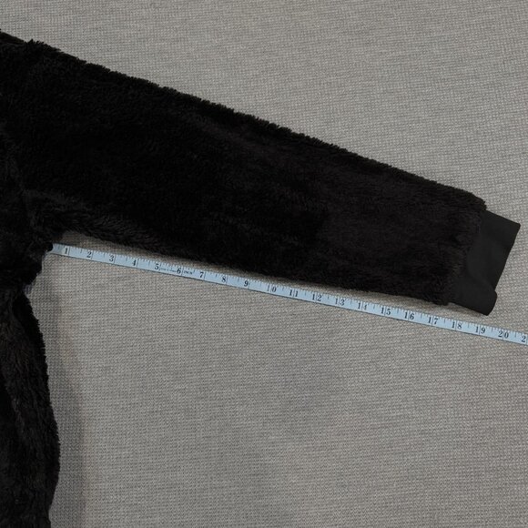 The North Face Womens Size M Black Osito Fleece Jacket Full Zip Fuzzy Pockets - Picture 11 of 14